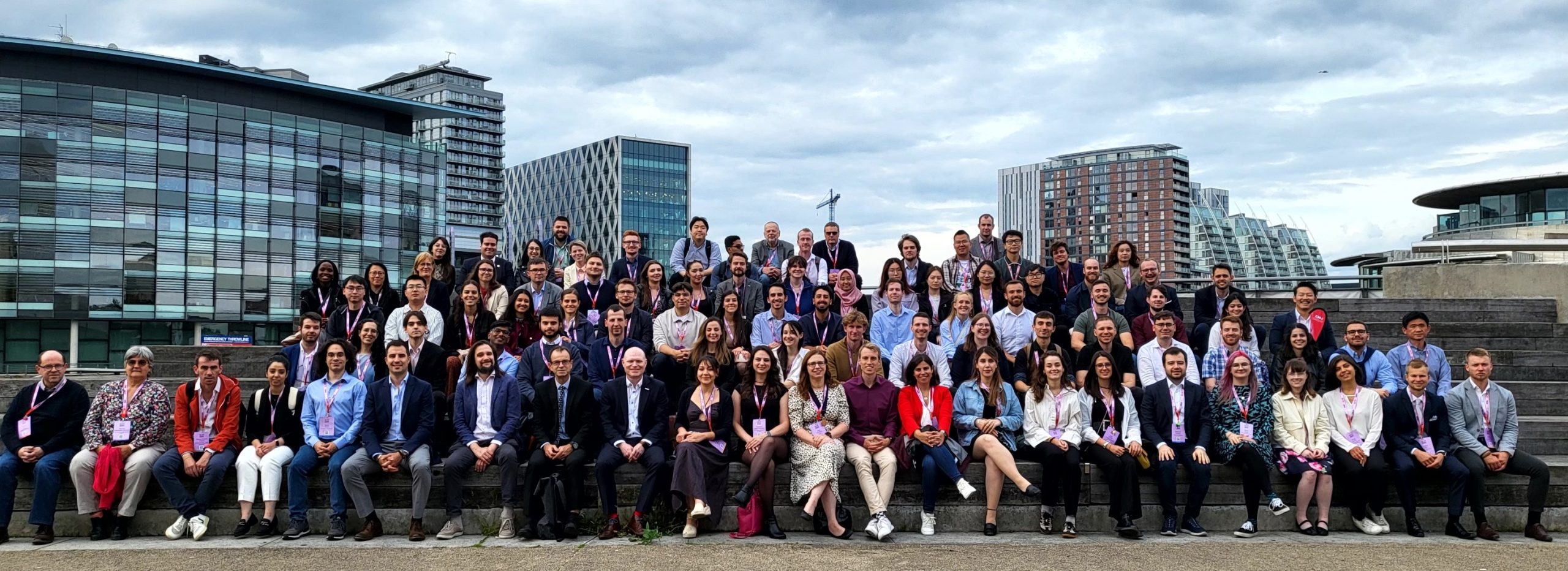 Group photo of conference delegates outdoors