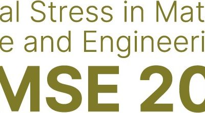 Residual Stress in Materials Science and Engineering – RSMSE 2026 Dates: