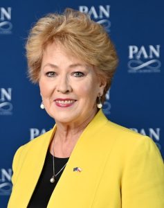 Women with yellow jacket