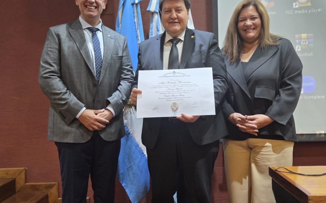 Prof. Aldo R. Boccaccini Receives Doctor Honoris Causa from Universidad Nacional de Cuyo