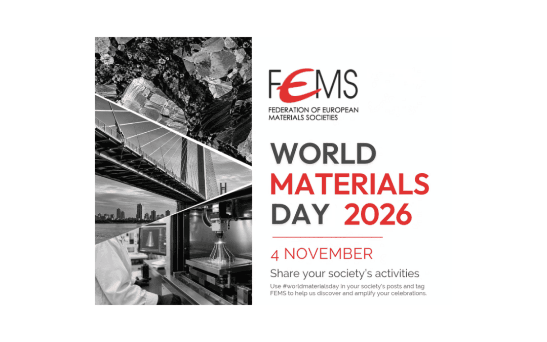 World Materials Day 2026: Share Your Society’s Activities